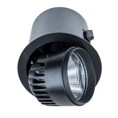 Oprawa wpuszczana oczko LED 34W Tanto BL 3100LM RA90 RA-721R / BK-WW / 12 Italux