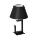 Czarna lampa stołowa nocna TABLE LAMPS 3395 Luminex