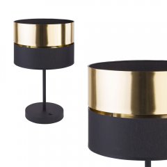 Lampa stołowa nocna HILTON BLACK / GOLD 5467 TK Lighting