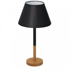 Lampa stołowa nocna z czarnym abażurem TABLE LAMPS 3754 Luminex