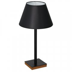 Lampa stołowa nocna z czarnym abażurem TABLE LAMPS 3759 Luminex