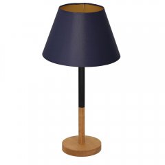 Lampa stołowa nocna z granatowym abażurem TABLE LAMPS 3758 Luminex