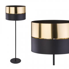 Lampa podłogowa HILTON BLACK / GOLD 5465 TK Lighting