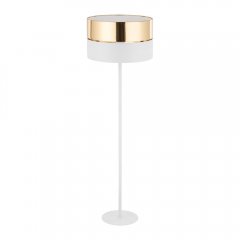 Lampa podłogowa HILTON WHITE / GOLD 5074 TK Lighting