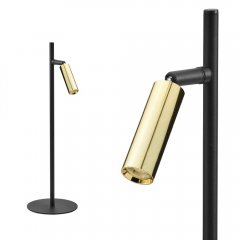 Lampa biurkowa LAGOS BLACK / GOLD 5413 TK Lighting