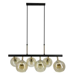 Lampa wisząca PIRAN 2208 / 6 BL TR Elem