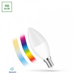 Żarówka LED Świecowa 4,9W E14 Easy Smart WOJ + 14629 Spectrum