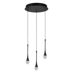 Lampa wisząca LED 28W Dalma 3 Round BK AZ6009 Azzardo