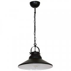 Czarna lampa wisząca IRON 6206 Luminex