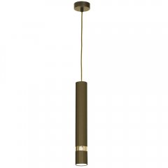 Lampa wisząca czarna tuba RENO 9506 Luminex