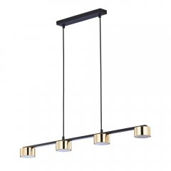 Lampa wisząca DALLAS GOLD / BLACK 6094 TK Lighting