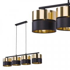 Lampa wisząca HILTON BLACK / GOLD 4342 TK Lighting