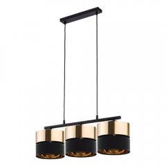 Lampa wisząca HILTON BLACK / GOLD 4567 TK Lighting