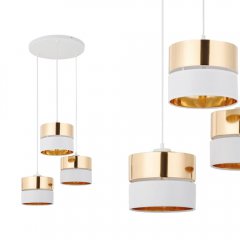 Lampa wisząca HILTON WHITE / GOLD 4774 TK Lighting