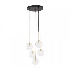 Lampa wisząca NILOS BLACK / GOLD 5943 TK Lighting