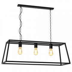 Trapezowa lampa wisząca 3-punktowa klatka FRAME 6518 Luminex