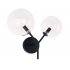 Kinkiet czarny LOLLIPOP BK W0277 MaxLight