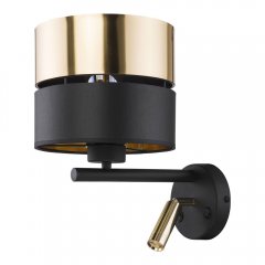 Kinkiet do czytania HILTON BLACK / GOLD 2579 TK Lighting