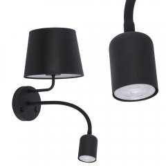 Kinkiet do czytania MAJA BLACK 2537 TK Lighting