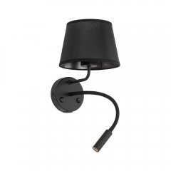 Kinkiet do czytania z USB MAJA BLACK 10203 TK Lighting