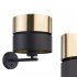 Kinkiet HILTON BLACK/GOLD 4344 TK Lighting